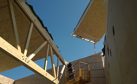 Isolants biosourcés batiment ossature bois isolation paille