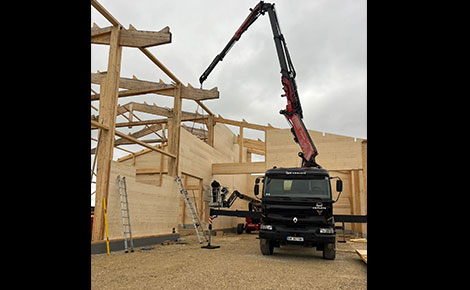 Construction d’un atelier de charpente menuiserie