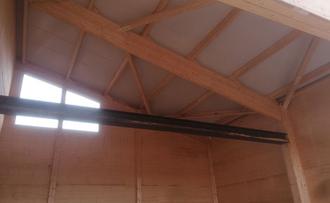Construction d’un atelier de charpente menuiserie