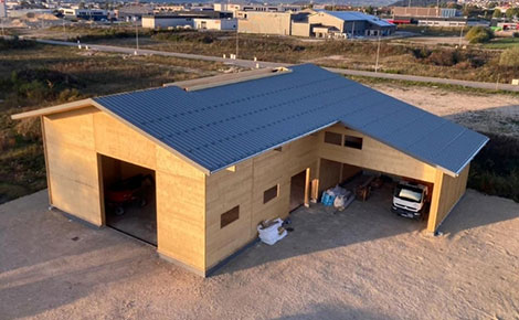 Construction d’un atelier de charpente menuiserie