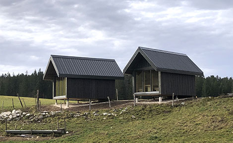 cabane en ossature bois sur pilotis moins 20m2