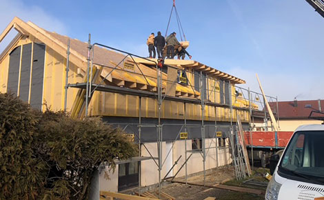 Rénovation et d’agrandissement de pavillon ossature bois
